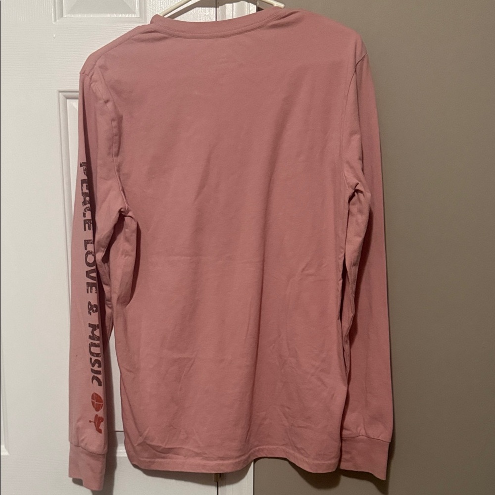 Woodstock “3 Days of Peace & Music” Long Sleeve Tee — Pink Paradigm (S) - Picture 4 of 8